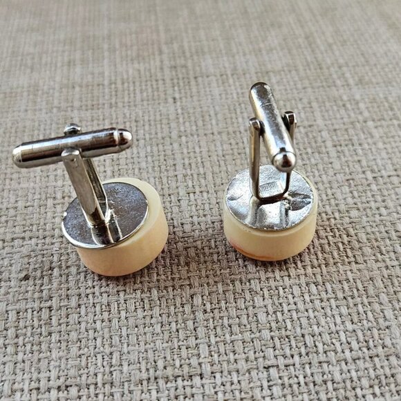 Cuff Links Men Dress Shirt Cuff Studs Orange Cufflinks Men Jewelry Unbranded - Picture 4 of 10